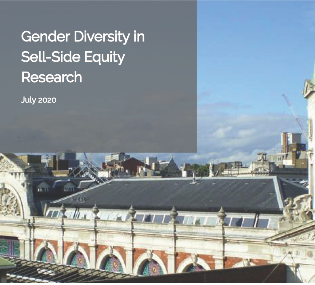 Gender Diversity in Equity Research - Cover